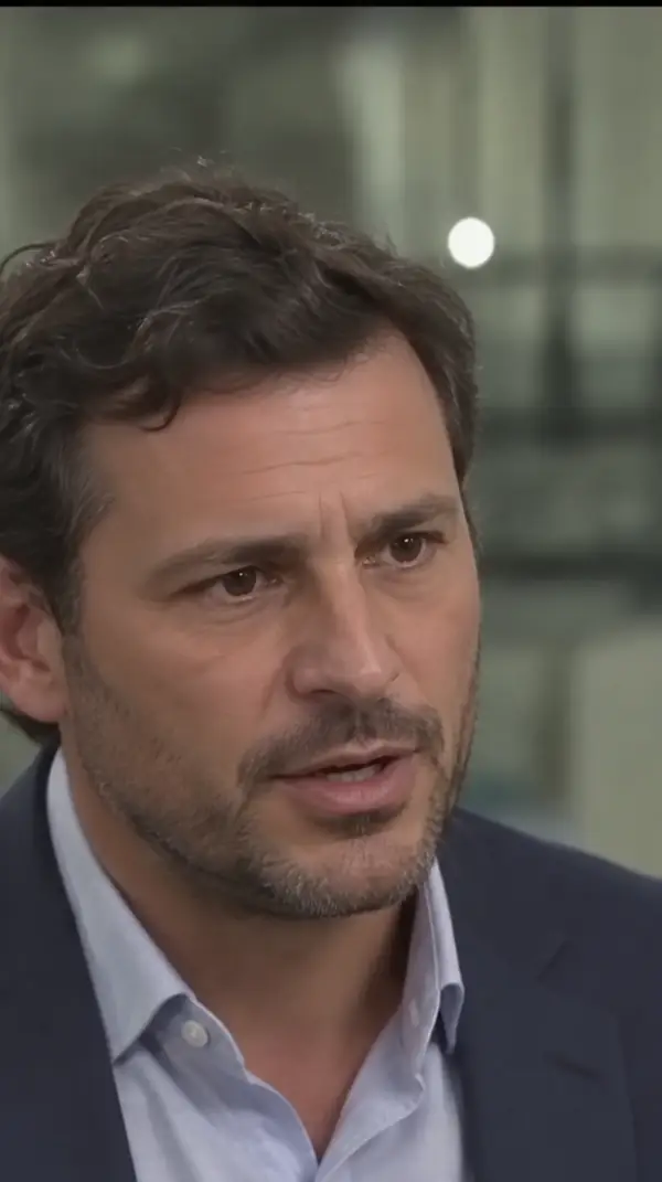 Nahaufnahme einer sprechenden Person bei einem Interview, als Aufnahmebeispiel